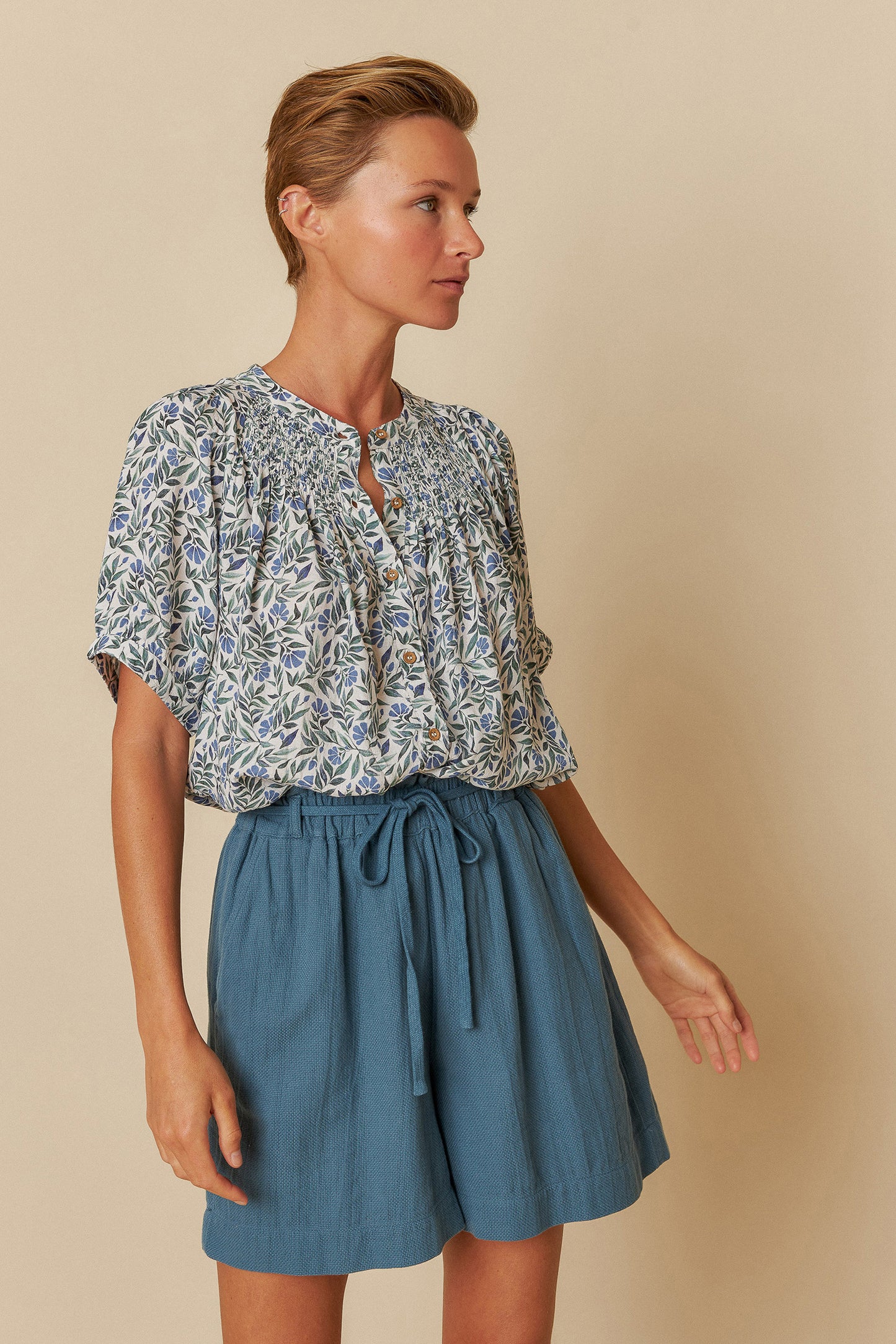 WATERCOLOR FLOWER SHIRT