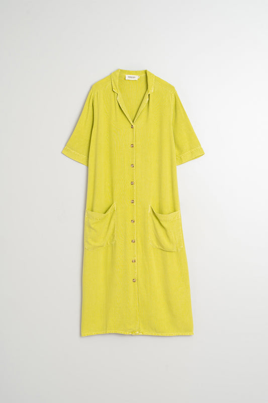 VISCOSE LINEN DRESS
