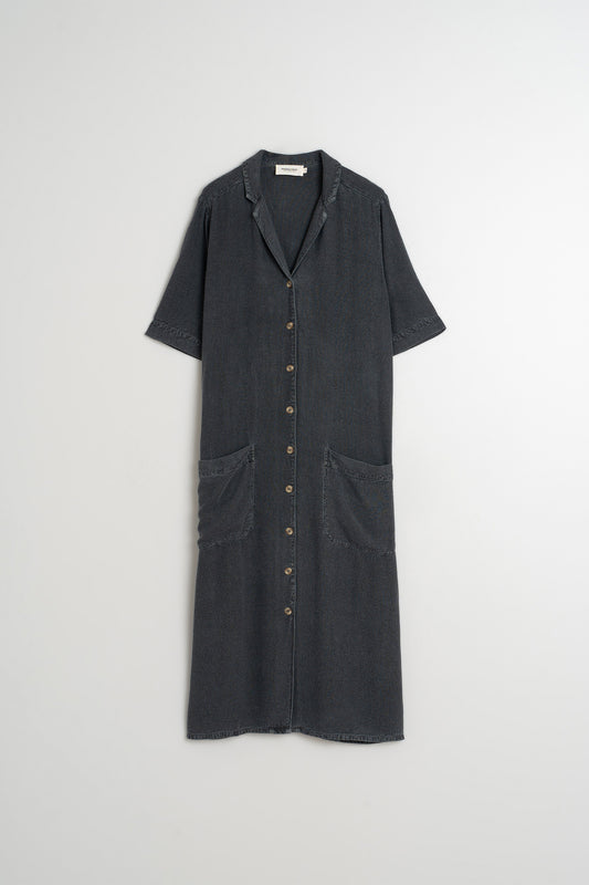 VISCOSE LINEN DRESS