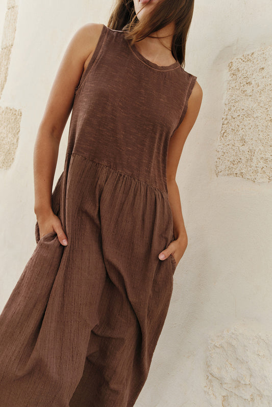WASHED EFFECT DRESS
