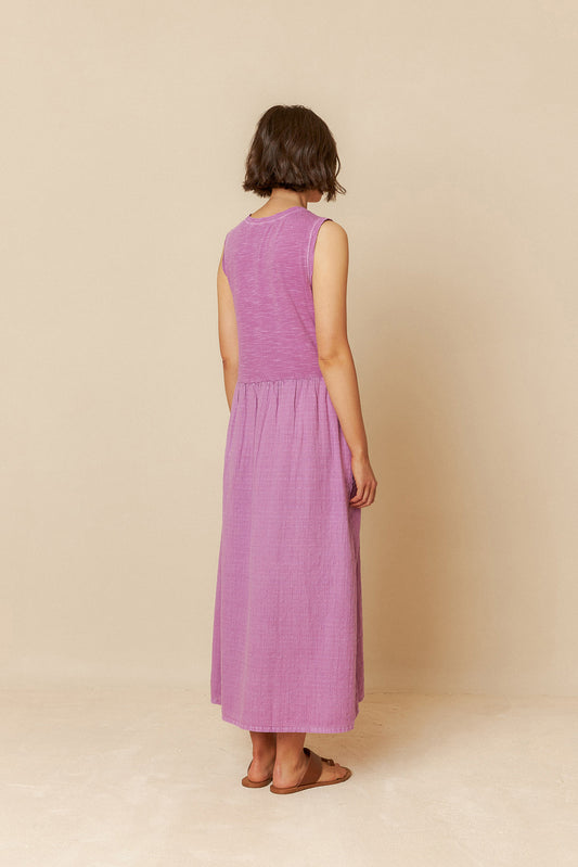 WASHED EFFECT DRESS