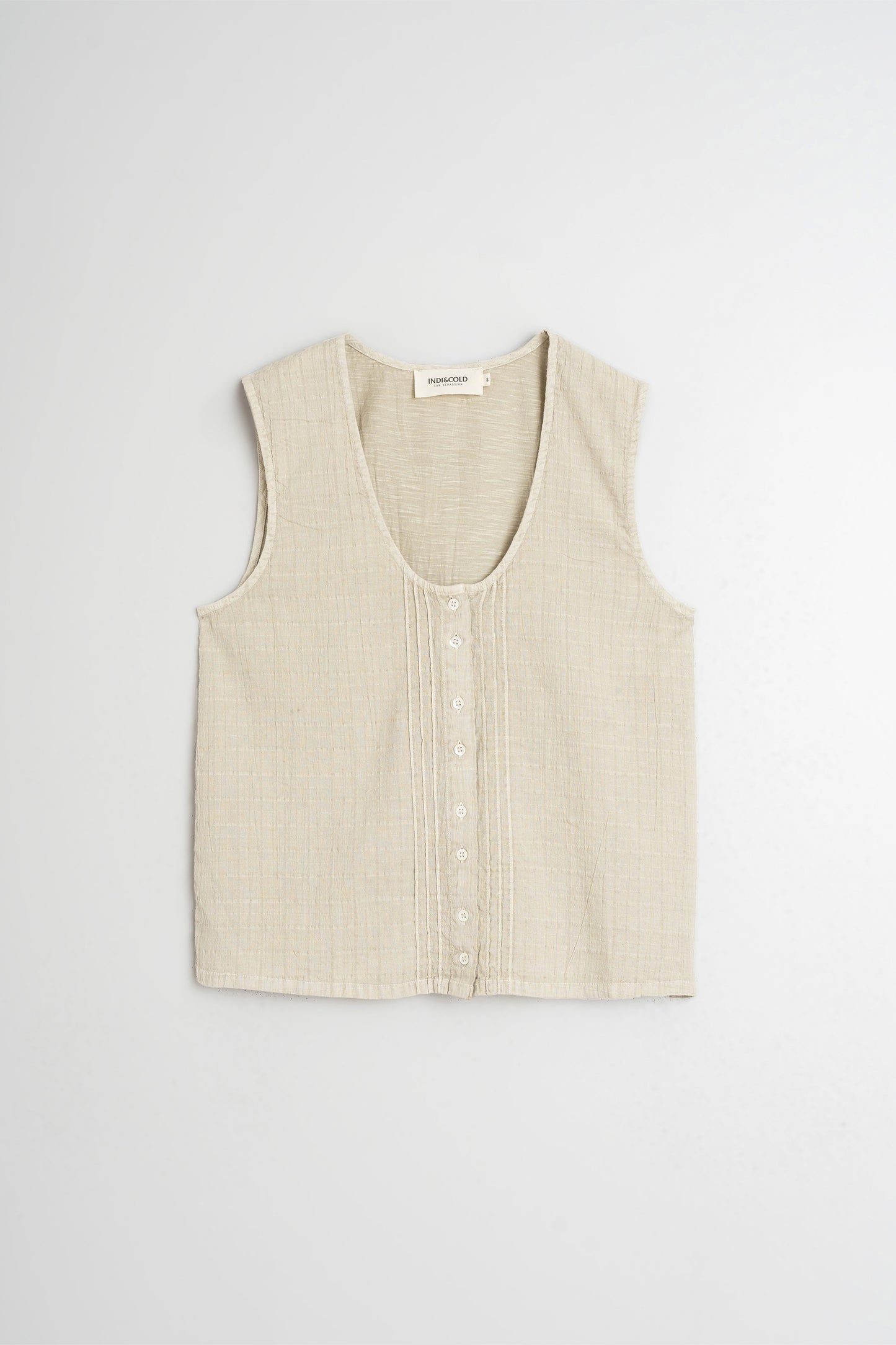 WASHED-EFFECT COMBINED T-SHIRT