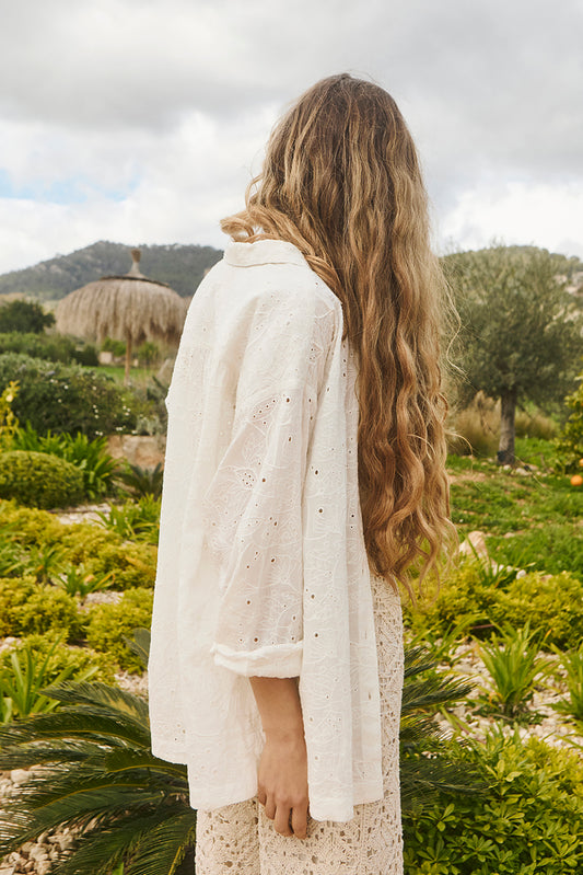 SCHIFFLI EMBROIDERY SHIRT