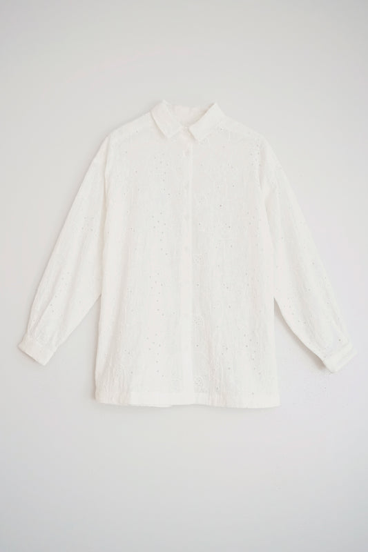 SCHIFFLI EMBROIDERY SHIRT