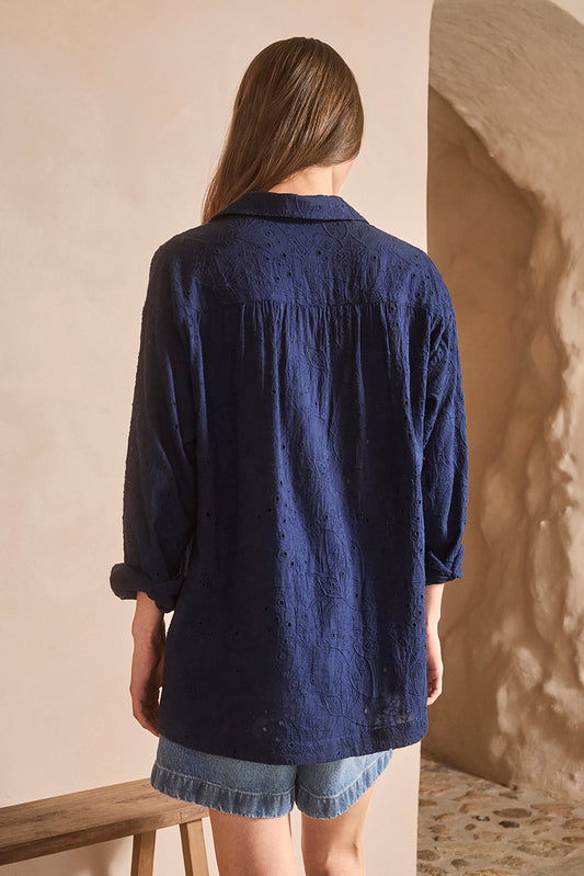 SCHIFFLI EMBROIDERY SHIRT