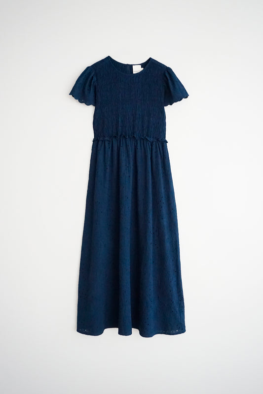 SCHIFFLI EMBROIDERY DRESS