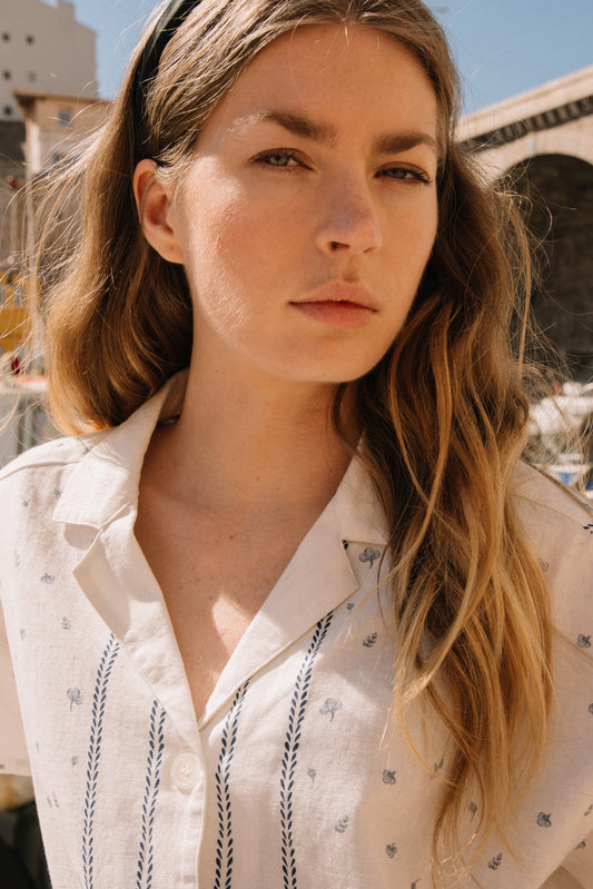 COTTON FLOWER SHIRT