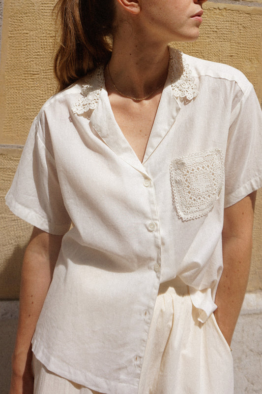 CROCHET PATCH SHIRT