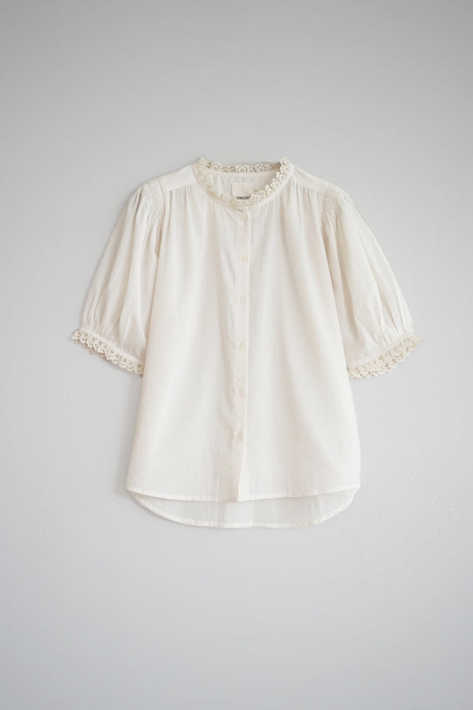 LANTERN-SLEEVE SHIRT
