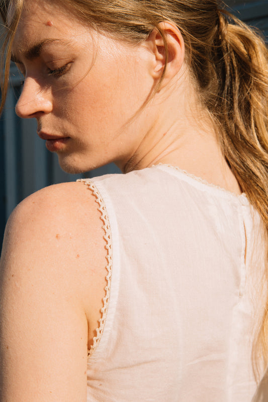 SCHIFFLI EMBROIDERY BLOUSE