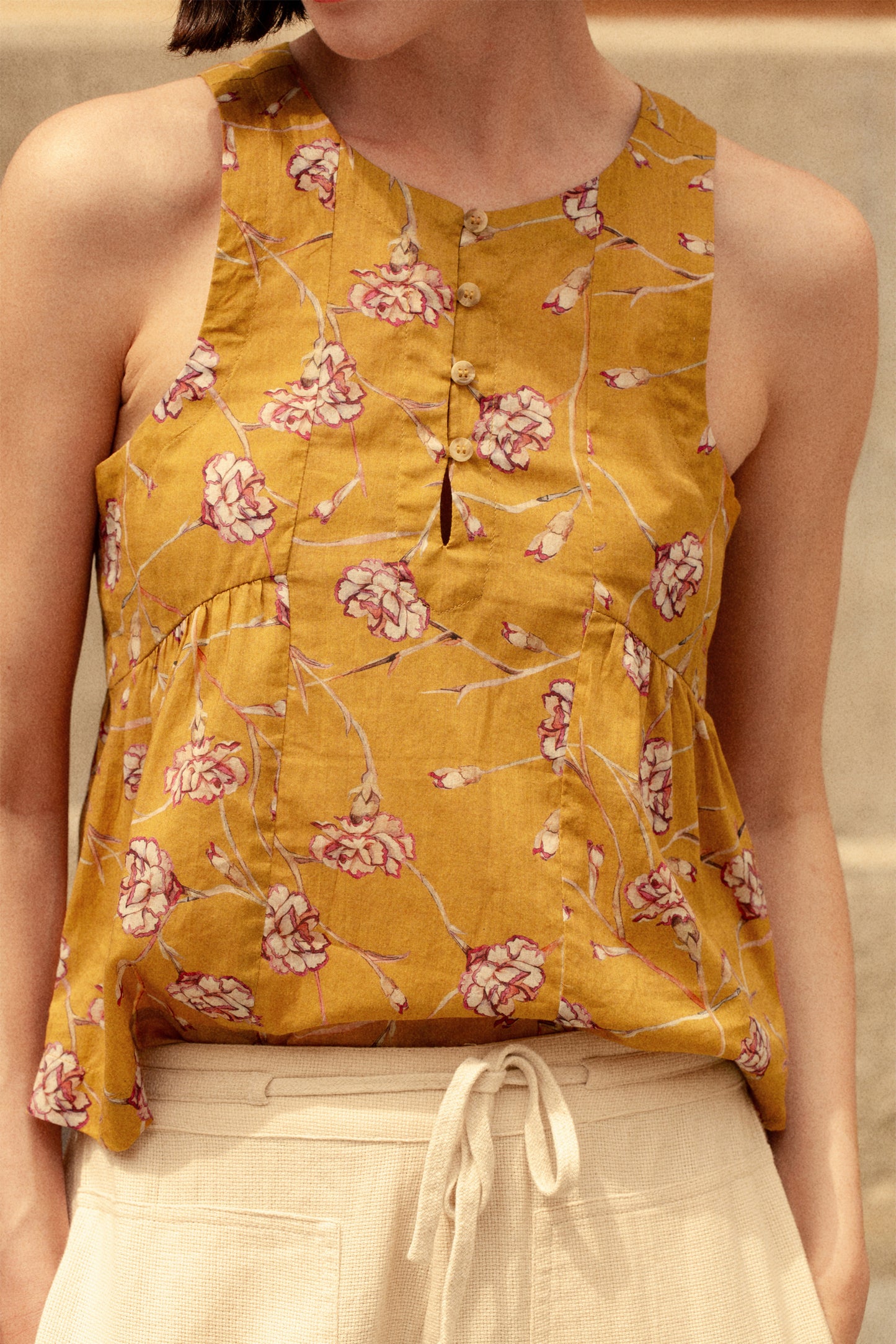 [CL] ROUND NECK BLOUSE