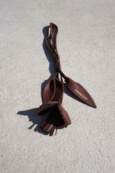 CAMELLIA LEATHER CHARM