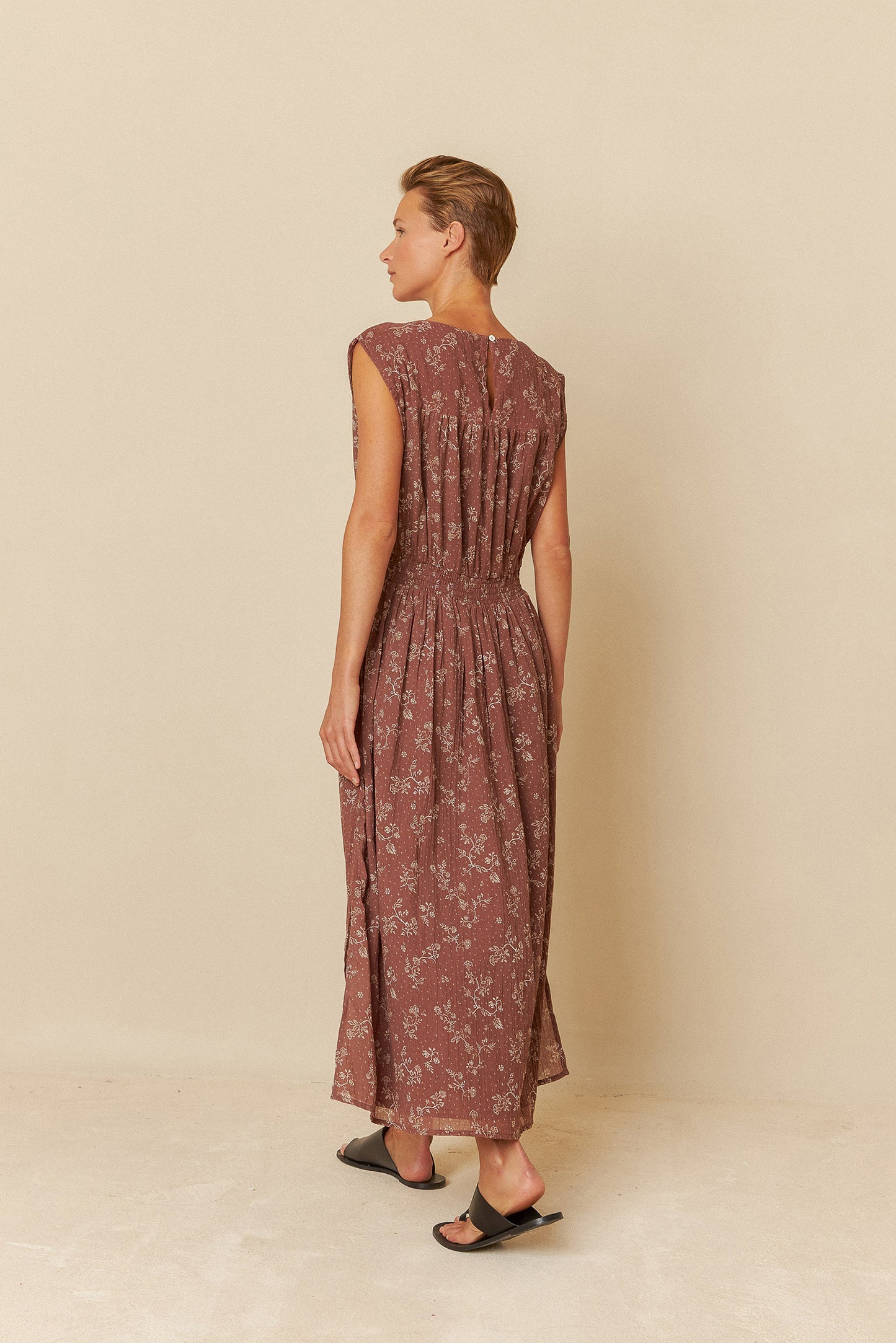 CROSSOVER ELASTIC DRESS