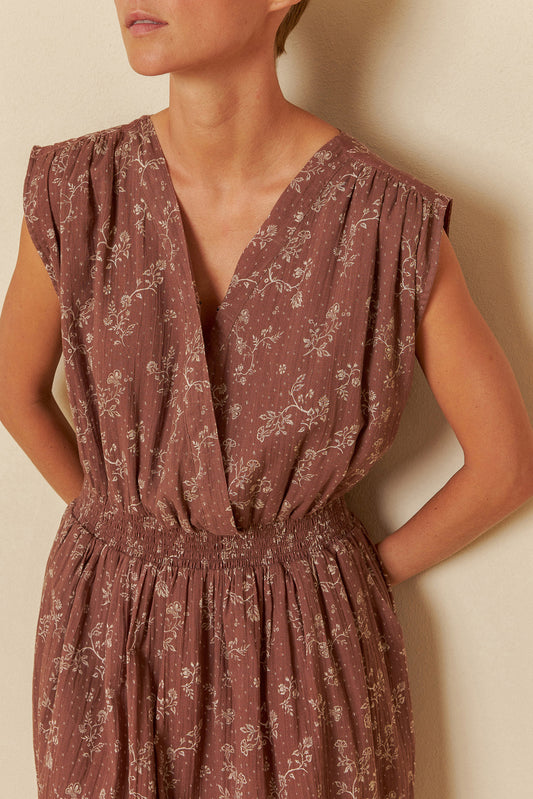 CROSSOVER ELASTIC DRESS