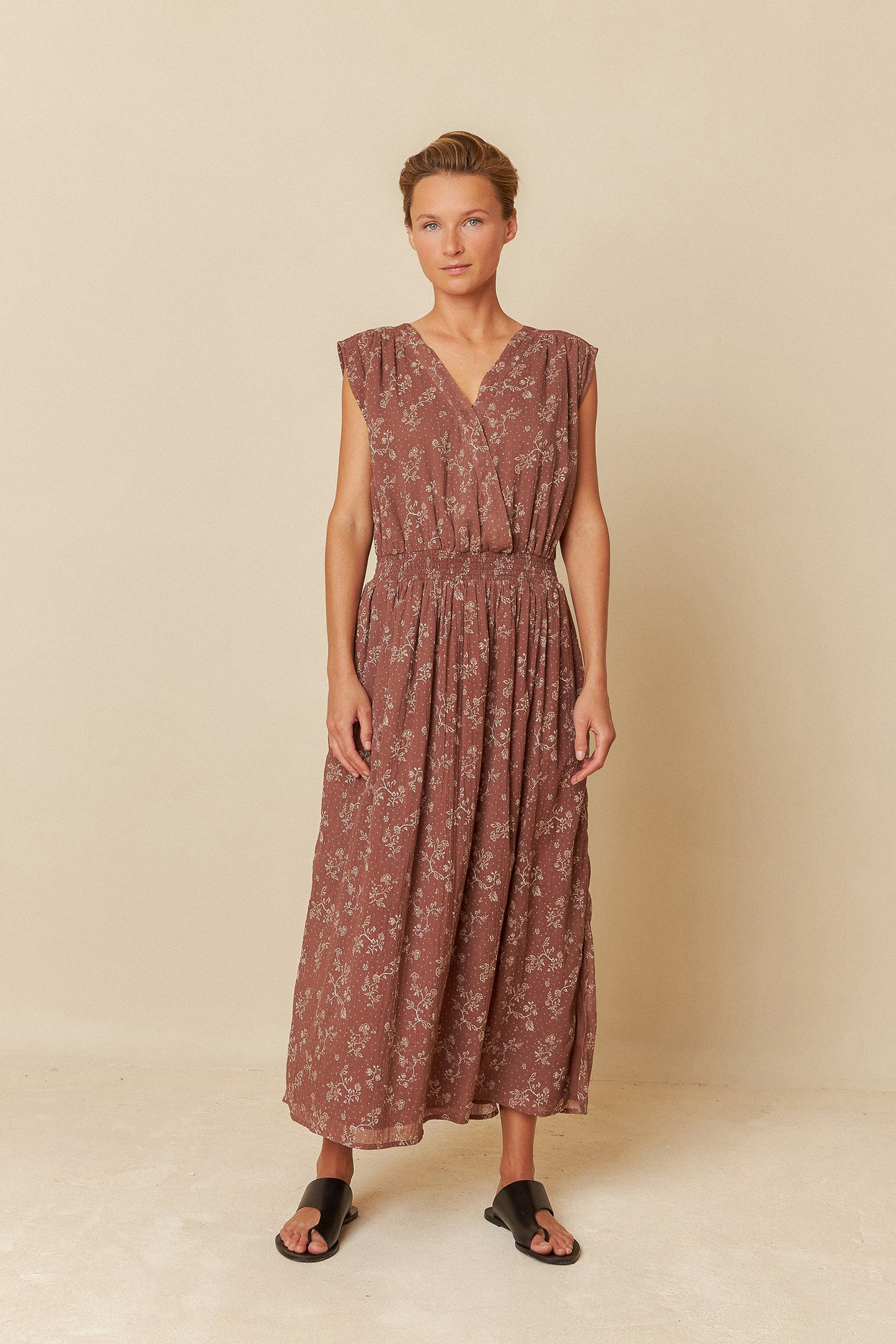 CROSSOVER ELASTIC DRESS