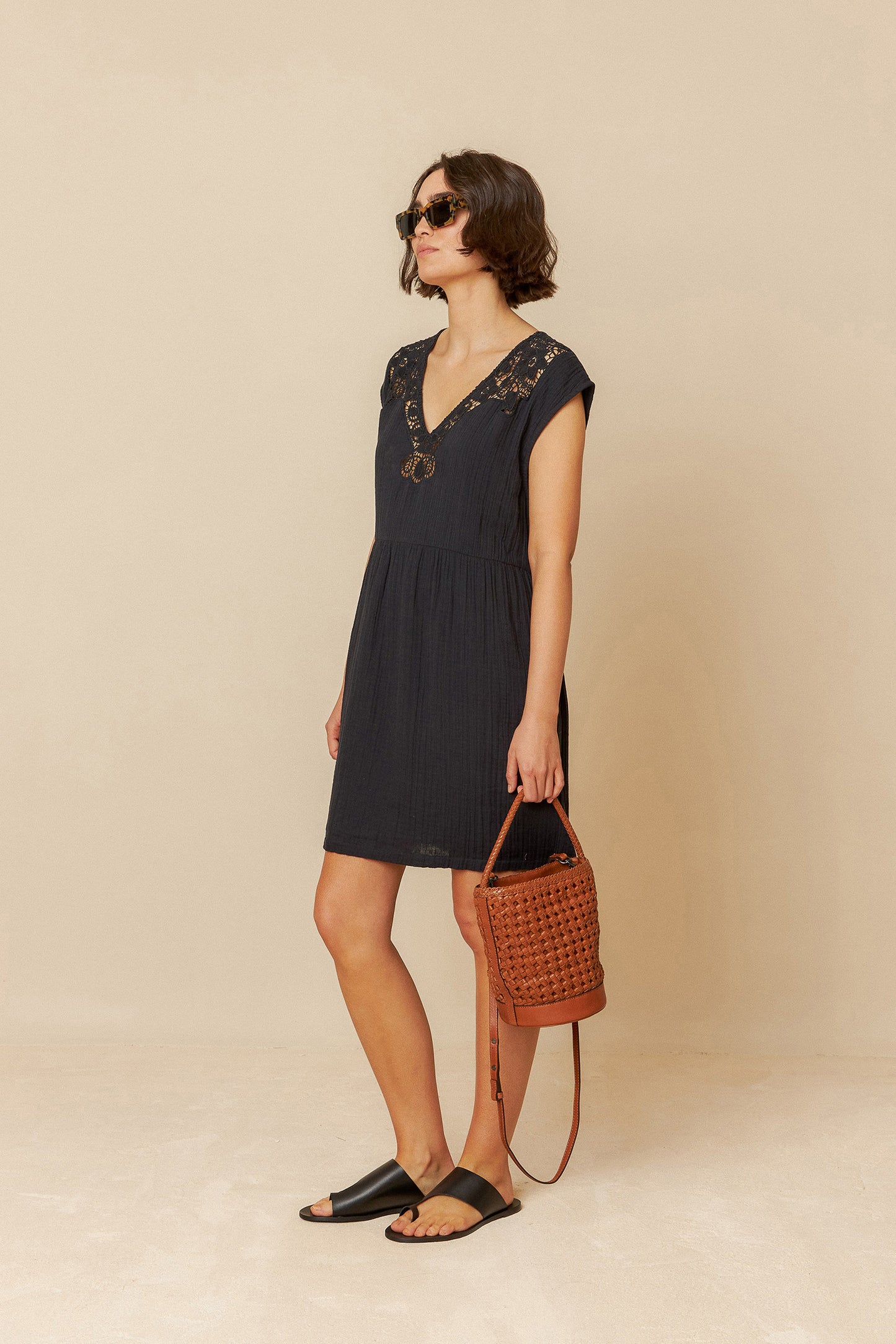 DOUBLE GAUZE DRESS