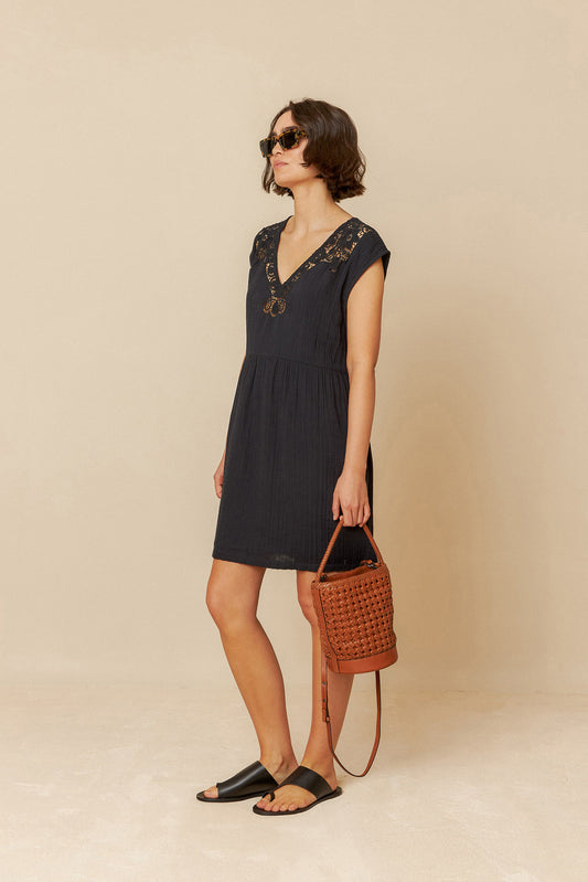 DOUBLE GAUZE DRESS