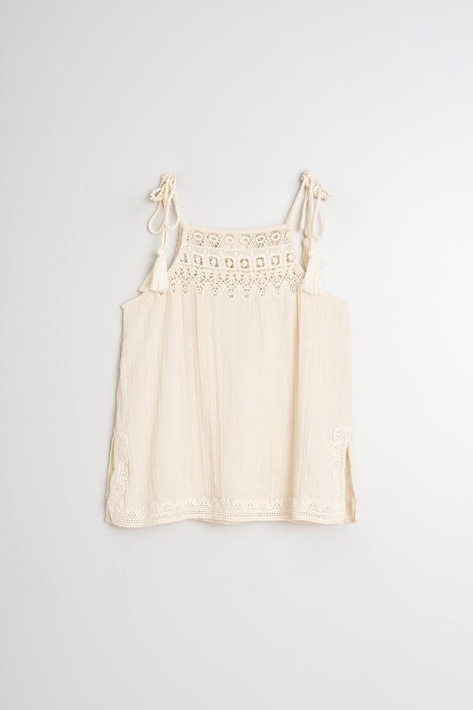 DOUBLE GAUZE TOP