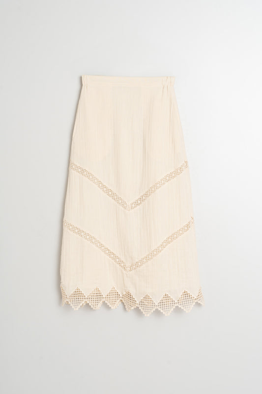 DOUBLE GAUZE SKIRT