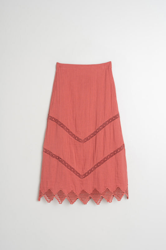 DOUBLE GAUZE SKIRT