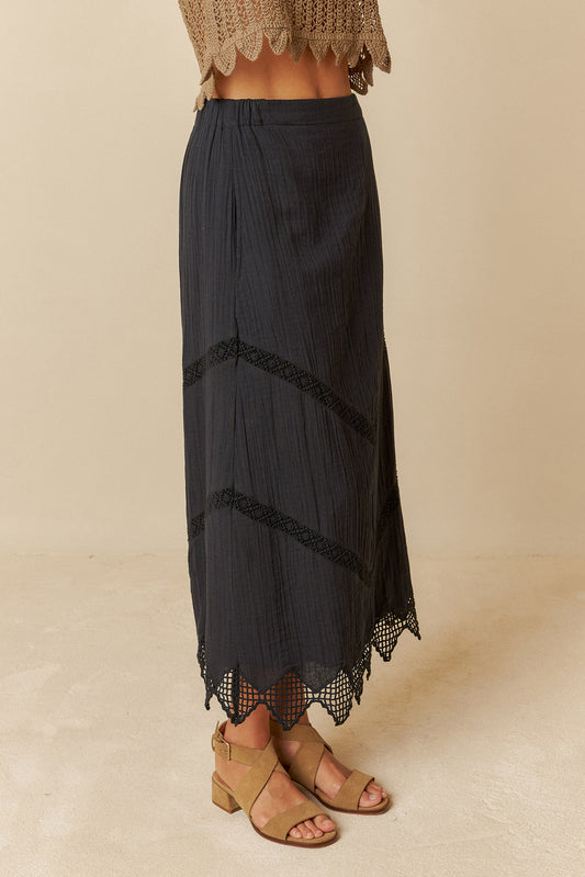 DOUBLE GAUZE SKIRT