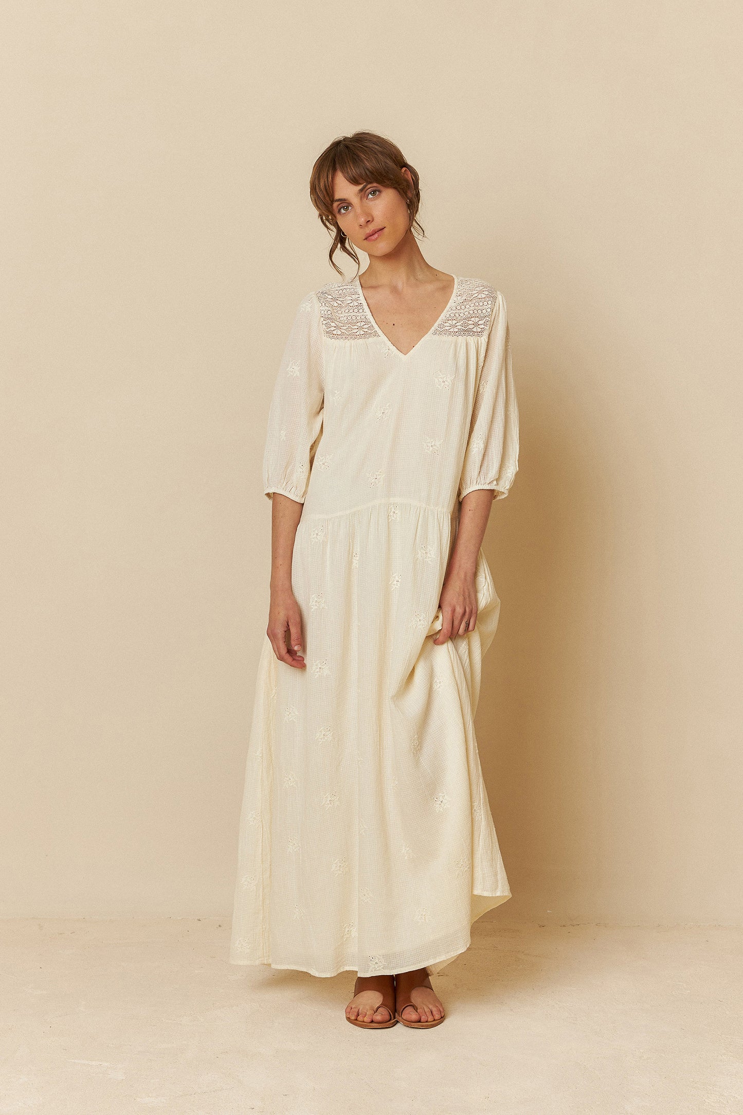 BALLOON SLEEVE DRESS