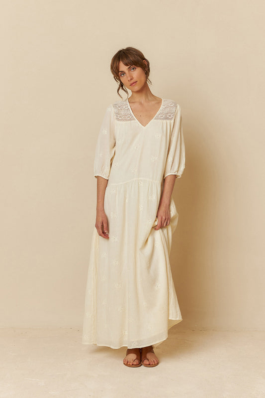 BALLOON SLEEVE DRESS