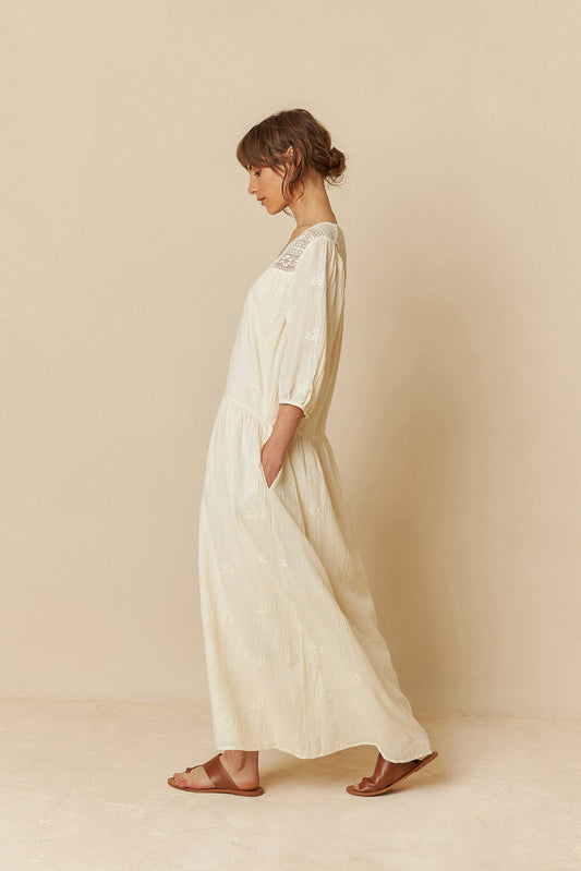 BALLOON SLEEVE DRESS
