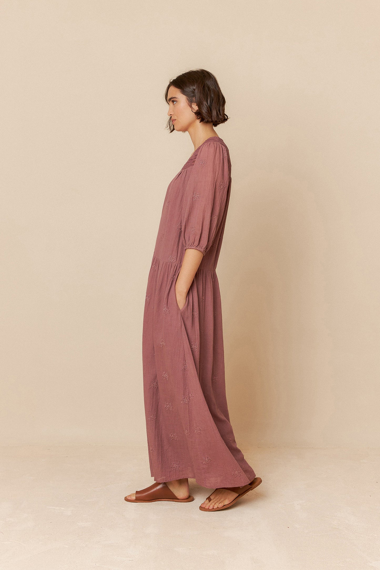 BALLOON SLEEVE DRESS