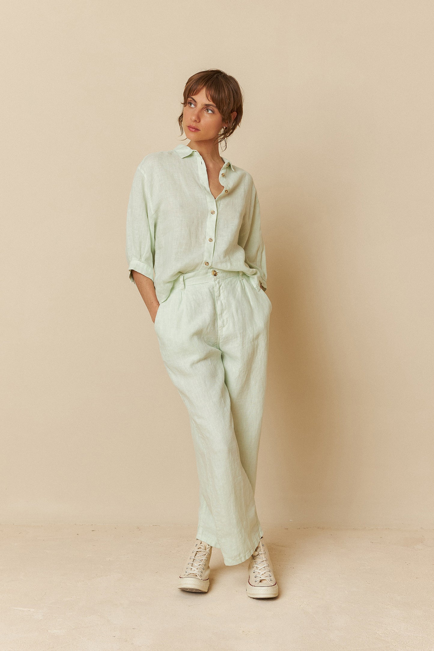 LINEN JARED PANTS