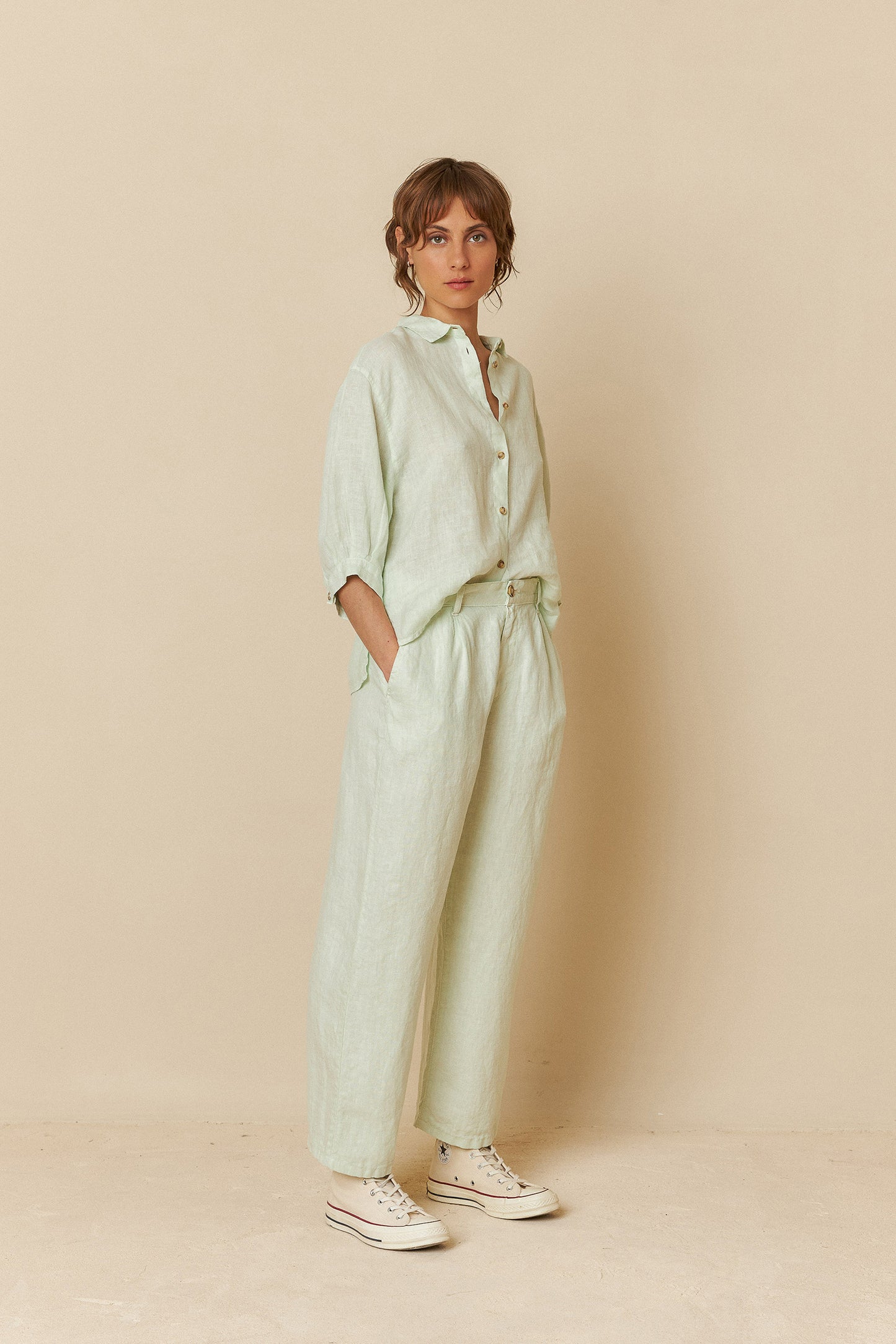 LINEN JARED PANTS