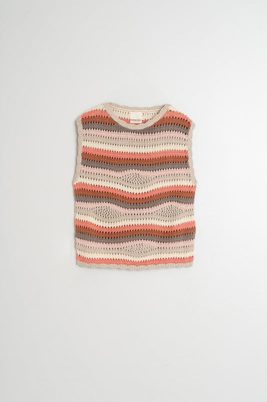 CROCHET KNIT VEST