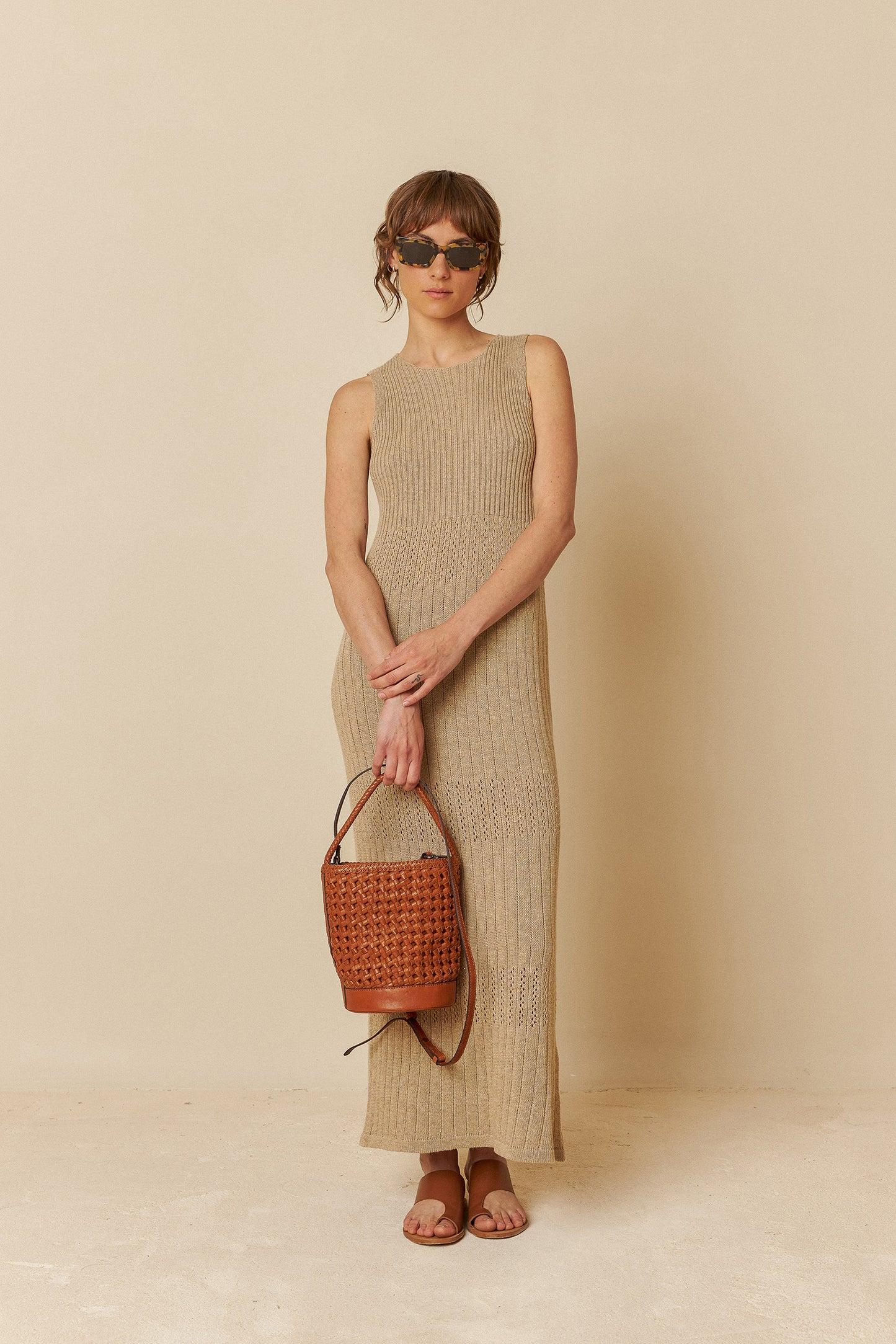 [CL] RIBBED KNIT DRESS