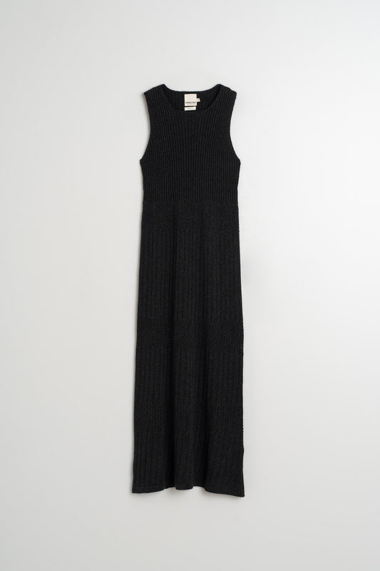 RIBBED KNIT DRESS