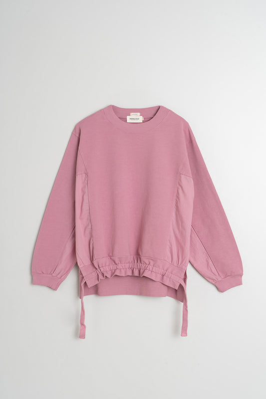COTTON SWEATSHIRT WITH TIES