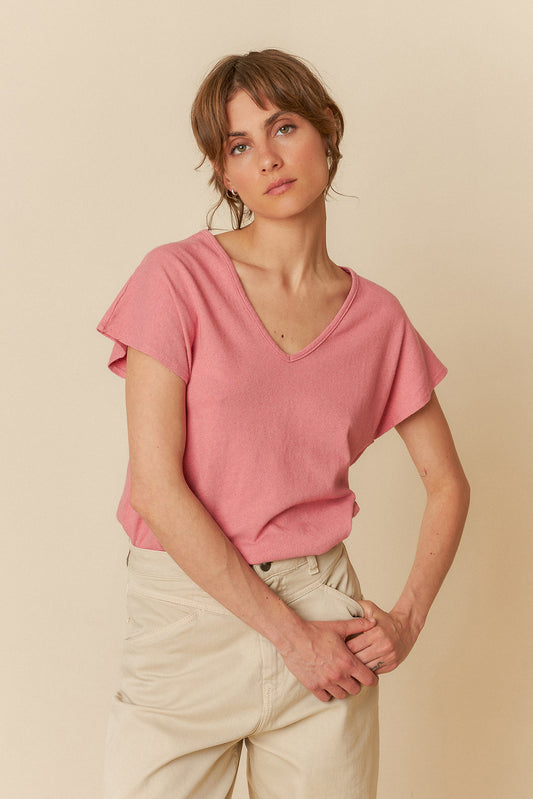 RUSTIC-EFFEC MELANGE T-SHIRT