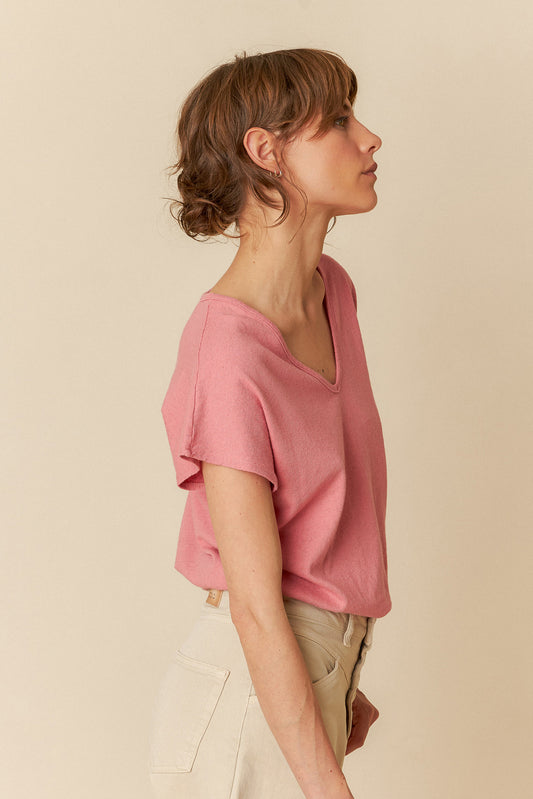 RUSTIC-EFFEC MELANGE T-SHIRT
