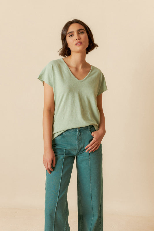 RUSTIC-EFFEC MELANGE T-SHIRT