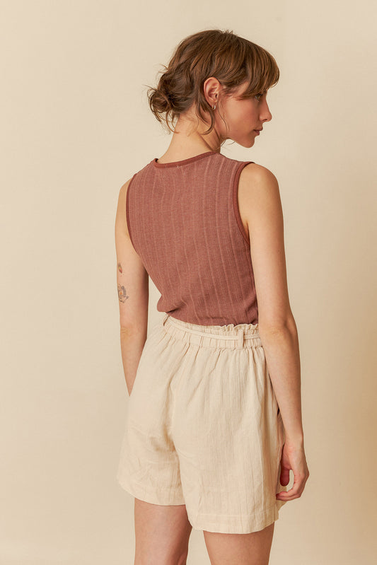 KNIT TANK TOP
