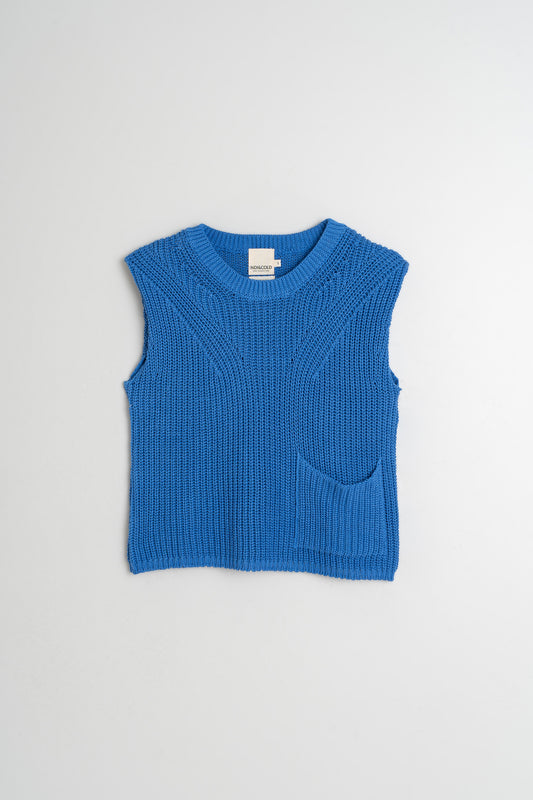 ENGLISH RIB KNIT VEST