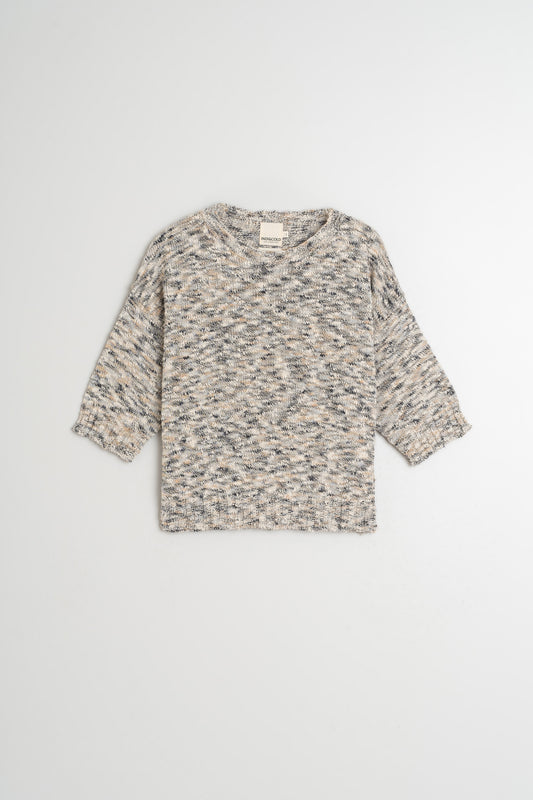 BOUCLE KNIT SWEATER