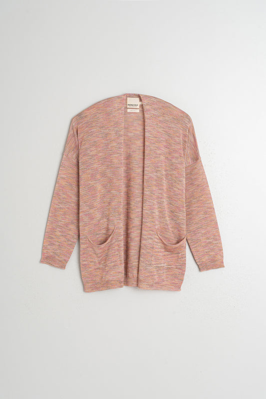 MELANGE KNIT CARDIGAN