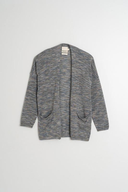 MELANGE KNIT CARDIGAN
