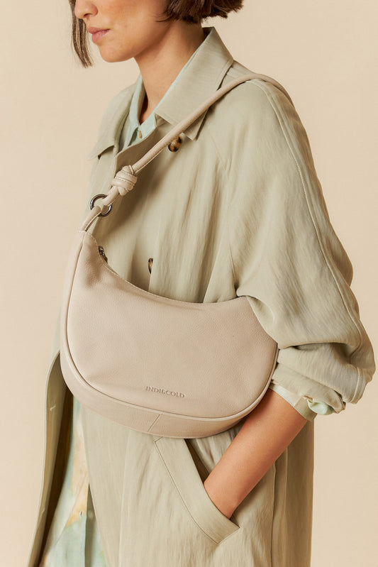 HALF MOON LEATHER BAG