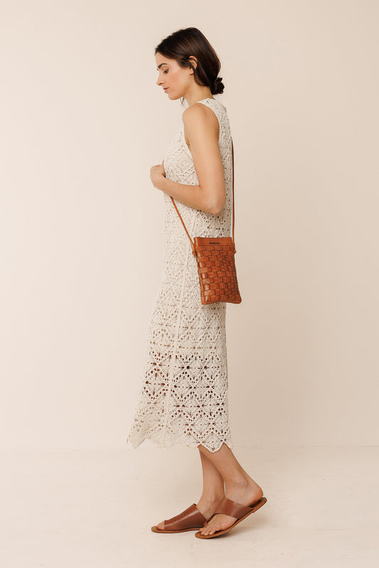 FLAT LEATHER BAG MINI