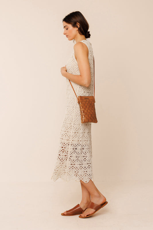 FLAT LEATHER BAG MINI