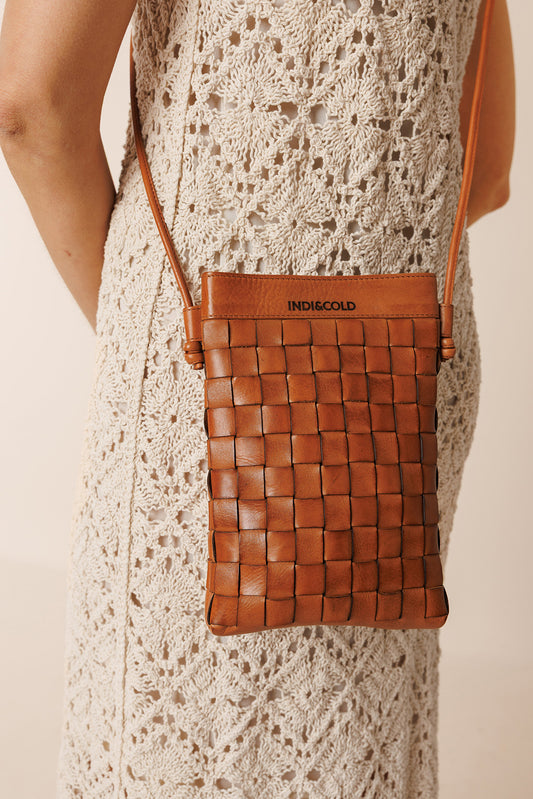 FLAT LEATHER BAG MINI