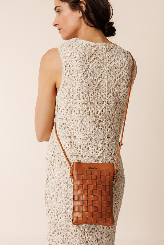 FLAT LEATHER BAG MINI
