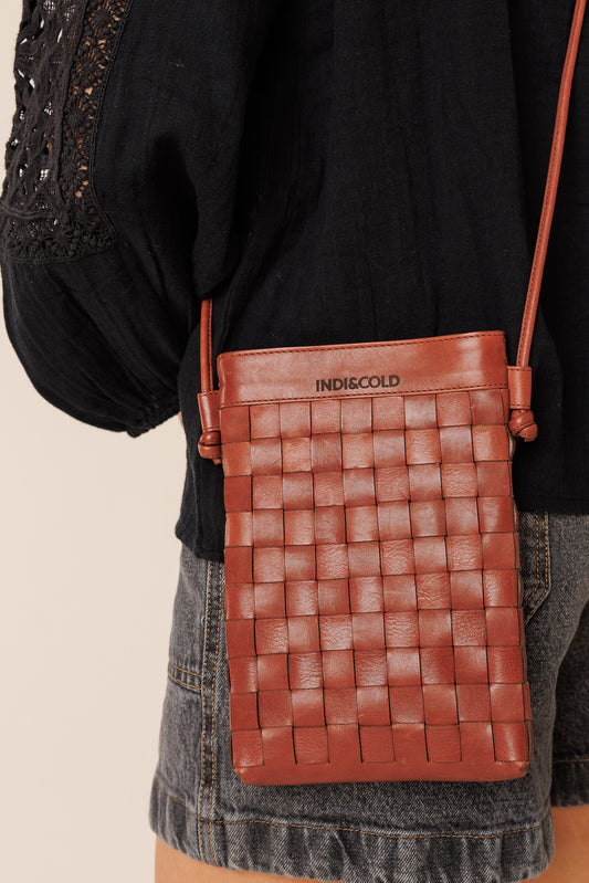 FLAT LEATHER BAG MINI