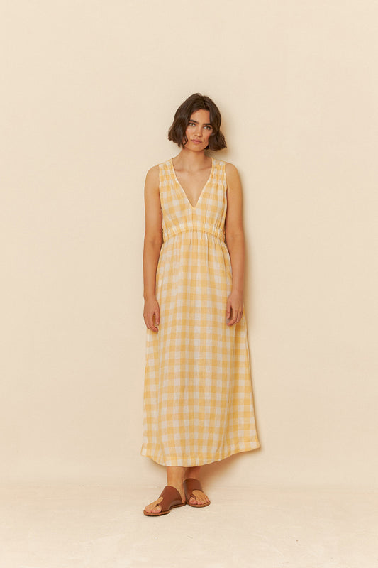 VICHY ELASTIC DRESS